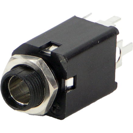 Switchcraft-N112APCX Steckverbinder für Audio und Video Conn Phone Jack F 2 POS Solder ST Thru-Hole 5 Terminal 1 Port