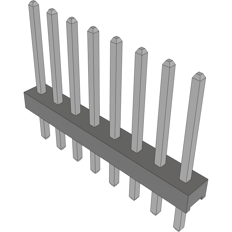 Samtec-MTMM-108-08-T-S-295 Steckverbinderleisten und Leiterplattenbuchsen Conn Unshrouded Header HDR 8 POS 2mm Solder ST Thru-Hole Bulk