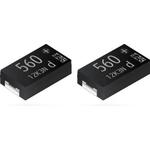 Cap Aluminum Polymer 560uF 2VDC 20%( 7.3 X 4.3 X 2.2mm) SMD 0.0045 Ohm 8.5A 5500h 135°C T/R