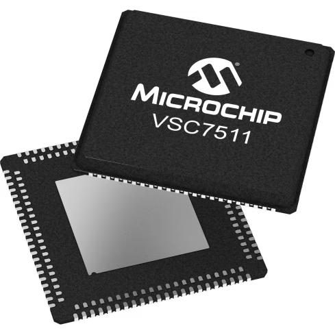 Microchip Technology-VSC7511XMY Ethernet Switches Ethernet Switch 4-Port 1000Mbps 172-Pin VQFN EP Tray