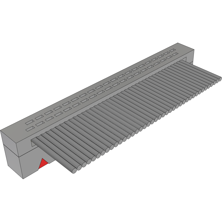 Samtec-FFSD-20-S-60.00-01-N Flachband Kabelbaugruppen Cable Assembly 1.524m 30AWG 1.27mm 40 POS IDC Connector F TIGER EYE™ Bulk