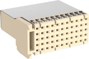 ERNI Electronics-374047 Steckverbinder, Mutterplatine Conn Backplane F 55 POS 2mm Press Fit RA Thru-Hole