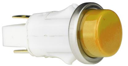 Visual Communications-1090QC3-28V Panel Mount Indicators Panel Mount Indicator Round 0.5" INC 28V Tab AMB