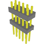 Conn Board Stacker HDR 10 POS 2.54mm Solder ST Top Entry Thru-Hole Bulk