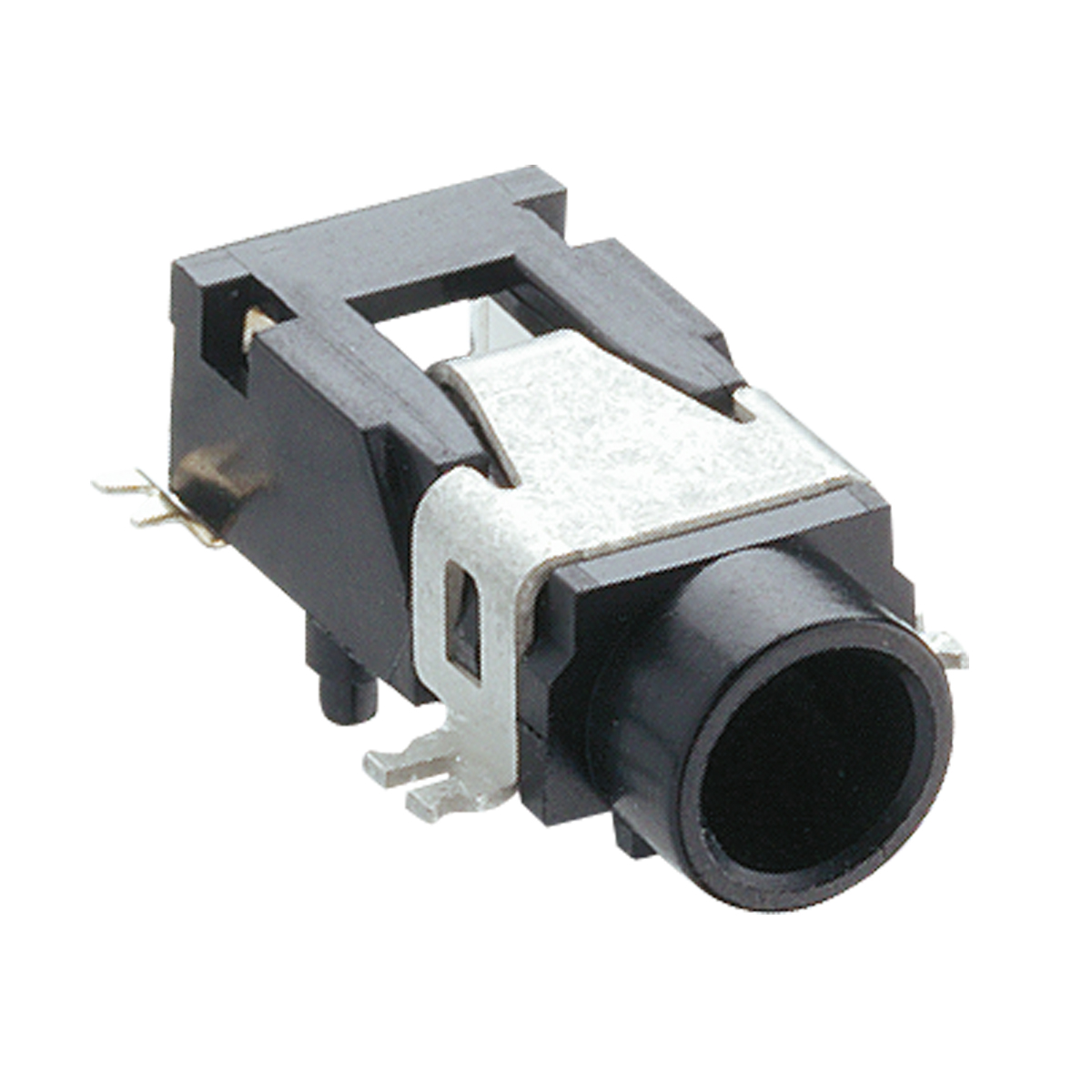 Lumberg-1503 02 Steckverbinder für Audio und Video Conn 3.5MM Stereo Jack F 3 POS Solder RA Thru-Hole 2 Terminal 1 Port Bulk