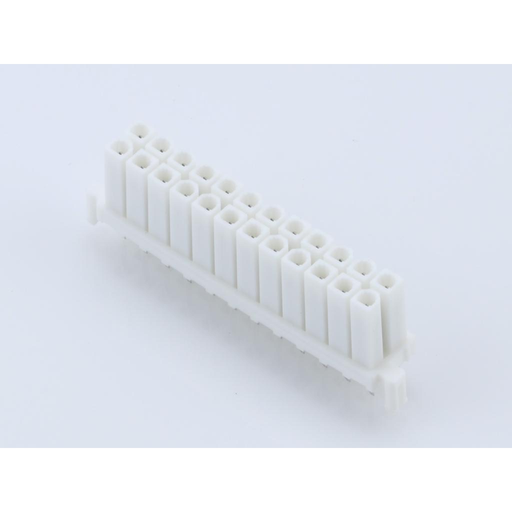 Molex-15247241 Connector Headers and PCB Receptacles Conn Wire to Board RCP 24 POS 4.2mm Solder ST Thru-Hole Mini-Fit BMI Tray