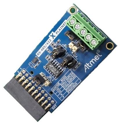 Microchip Technology-ATRS485-XPRO RF/Drahtlos-Entwicklungsplatinen und Kits RS485 / 422 802.15.4 LR-WPAN Extension Board