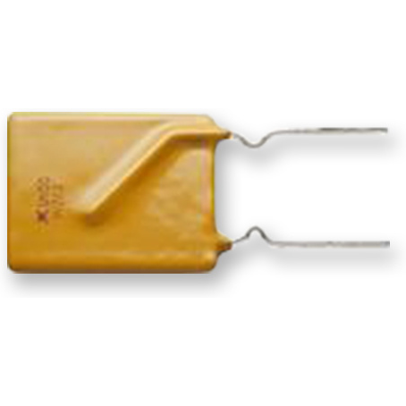 Littelfuse-RUEF600K PTC, rückstellbare Sicherung PTC Resettable Fuse 6A(hold) 12A(trip) 30VAC/30VDC 100A 3.5W 16s 0.005Ohm Radial 16.5 X 3 X 24.1mm Bag