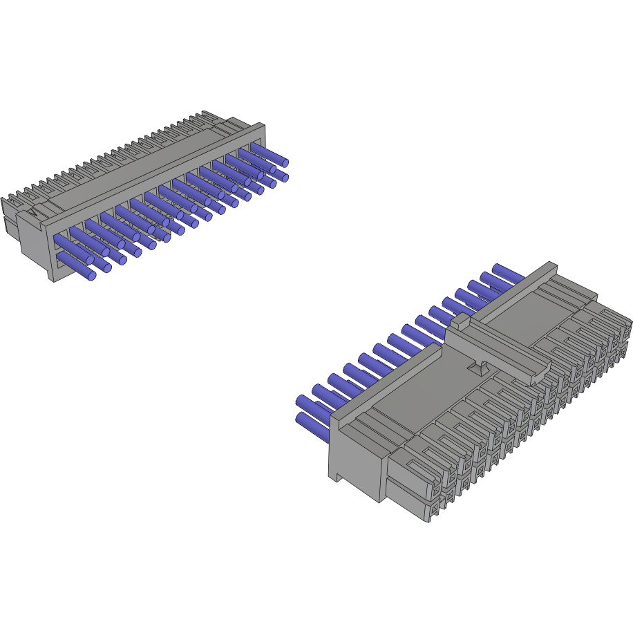 Samtec-MMSD-15-20-L-12.00-D-K-LDS Cable Assembly AC Power Cable Assembly 0.304m Power to Power 30 to 30 POS SKT-SKT Crimp-Crimp 20AWG
