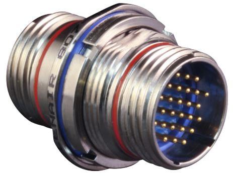 Glenair-805-066-07NF11-4PSA Steckverbinder, rund Series 805 Mighty Mouse Triple-Start ACME Thread Bulkhead Feedthrough Receptacle