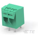 TE Connectivity-1776259-2 Connector Terminal Blocks Conn Eurostyle Block M 2 POS 5mm Solder ST Thru-Hole 10A/Contact