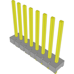 Conn Unshrouded Header HDR 8 POS 3.96mm Solder ST Top Entry Thru-Hole Bulk