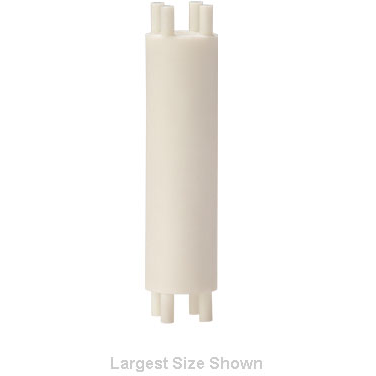 Bivar-450-070 Lighting Accessories LED Mount, Vertical, 0.070in., 3mm or 5mm LED, 2 Lead, Round, Molded Nylon, White