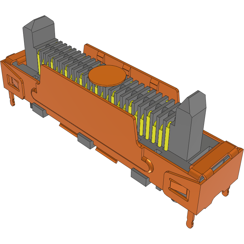 Samtec-ERM8-025-05.0-L-DV-DSS-K-TR Connector Headers and PCB Receptacles Conn Micro High Speed Terminal Strip HDR 50 POS 0.8mm Solder ST SMD T/R
