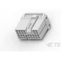 TE Connectivity-917531-1 Connector Discrete Wire Housing Conn Housing PL 14 POS 2.5mm Crimp ST Cable Mount White Bag