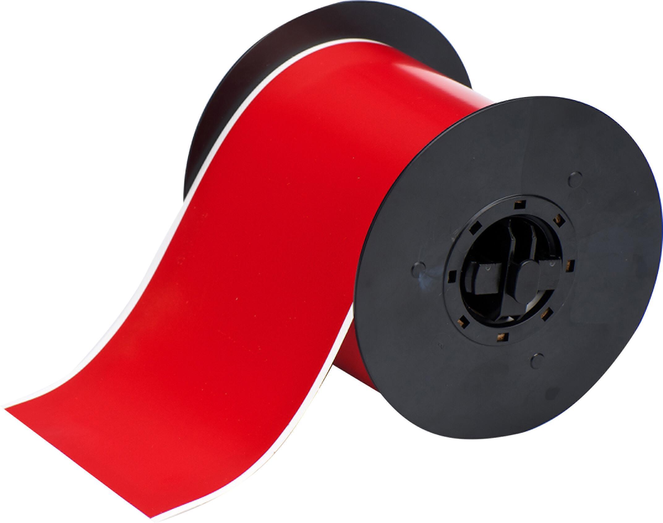 Brady Corporation-B30C-4000-595-RD Beschriftungen Labels Sign Printable Label Vinyl Gloss Red 101.6x30480mm