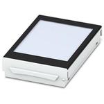 DIN Rail Housing for use In Distribution Boards In Accordance with DIN 43880, Latching Cover, Integrated Capacitive Touch Display