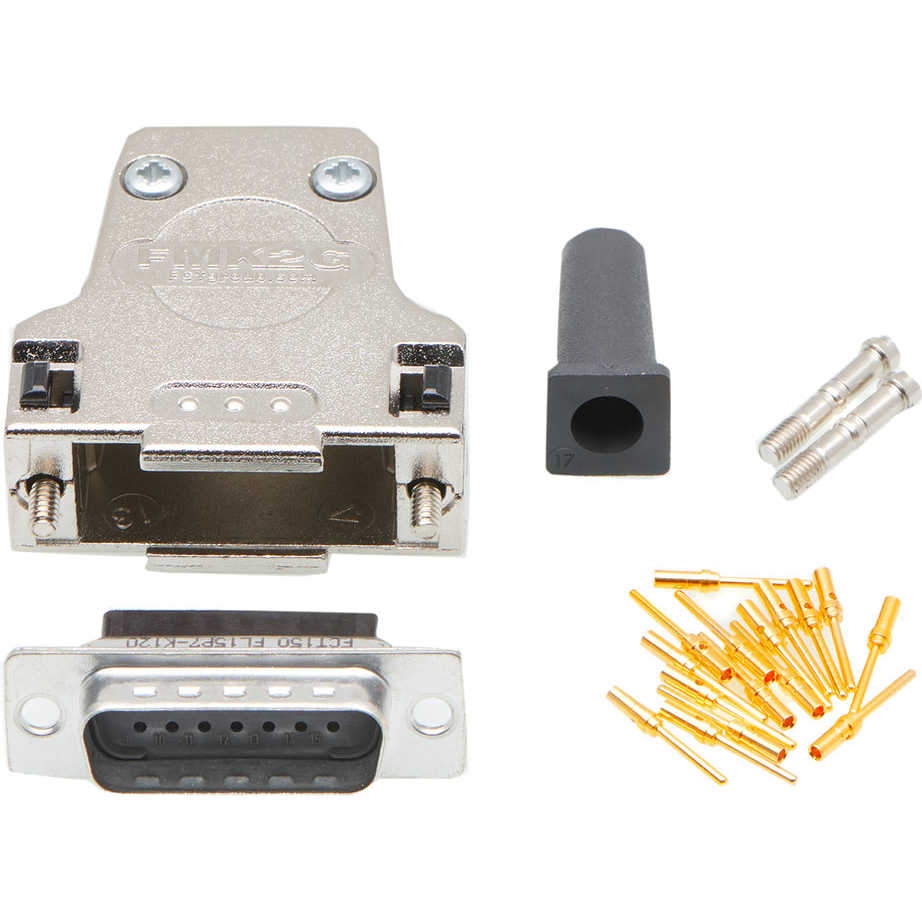 Molex-1731140969 Steckverbinder, D-Sub Conn D-Sub M 15 POS 1.42mm Crimp ST Cable Mount 1 Port FCT Products Bag