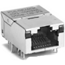 Pulse Electronics Corporation-J0G-0003NL Steckverbinder, Telefon und Telekommunikation Conn RJ-45 F 8 POS 2.03mm Solder RA Thru-Hole 17 Terminal 1 Port