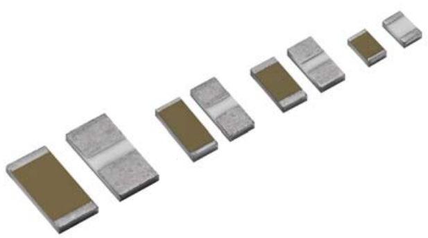 Vishay-Y406612R0000F0W Widerstand, fest, Oberflächenmontage, einzeln Res Metal Foil 2512 12 Ohm 1% 1.2W ±2.5ppm/°C Pad SMD Waffle