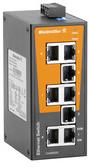 Weidmueller GmbH & Co. KG-1240900000 Ethernet Switches Ethernet Switch 8-Port 100Mbps