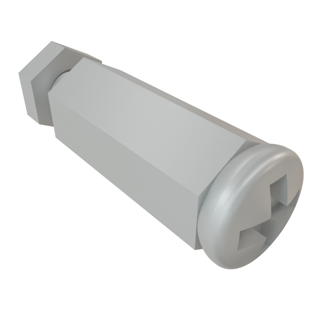 Samtec-SO-1115-03-01-02 Isolatori a cappe Standoff Hex M/F 4-40-THD 4.76mm-A/F 4.76mm-LG Stainless Steel 303