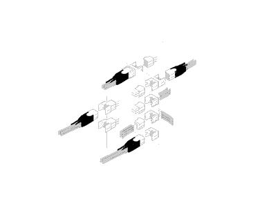 Amphenol Communications Solutions-70297-001LF Conector RF Metral® Coax and Mini Coax, Backplane Connectors, Mini-Coax Receptacle Insert, Crimp-to-Cable, LF