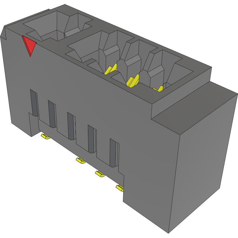 Samtec-MEC2-05-01-L-DV-WT Conector de borde de tarjeta Conn Card Edge F 10 POS 2mm Solder ST SMD Tube