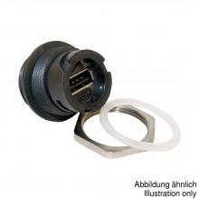 CONEC-17-200601 Connector USB Conn USB Type A Adapter RCP/RCP 4 POS ST Panel Mount 4 Terminal 1/1 Port