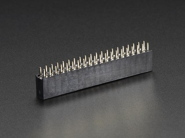 Adafruit Industries-2222 Connector Headers and PCB Receptacles Conn Socket Strip SKT 40 POS 2.54mm Solder ST Thru-Hole