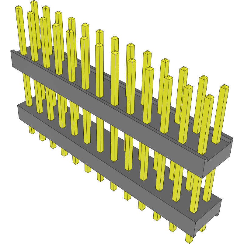 Samtec-DW-13-10-T-D-460 Steckverbinderleisten und Leiterplattenbuchsen Conn Board Stacker HDR 26 POS 2.54mm Solder ST Top Entry Thru-Hole Bulk