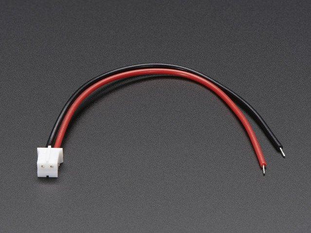 Adafruit Industries-261 Assemblage de câble autre Cable Assembly Wire 0.1m PH Connector 2 POS M Crimp