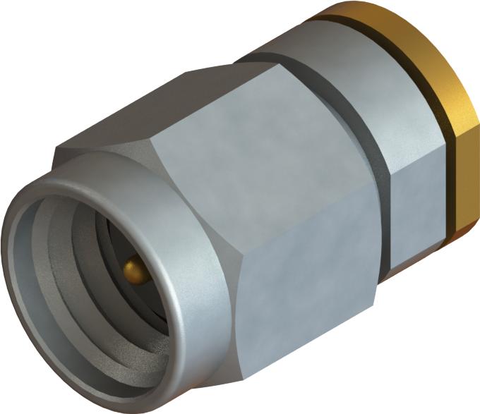 Amphenol SV Microwave-SF1511-60044 RF-Steckverbinder Conn 2.92mm 0Hz to 40GHz 50Ohm Solder ST Cable Mount PL Gold Over Nickel Tray