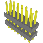 Conn Board Stacker HDR 14 POS 2.54mm Solder ST Top Entry Thru-Hole Bulk
