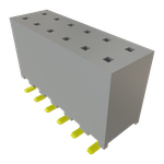 Conn Socket Strip SKT 12 POS 2mm Solder ST Top Entry SMD Tube