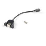 Panel Mount USB-B to Micro-B Cable 6