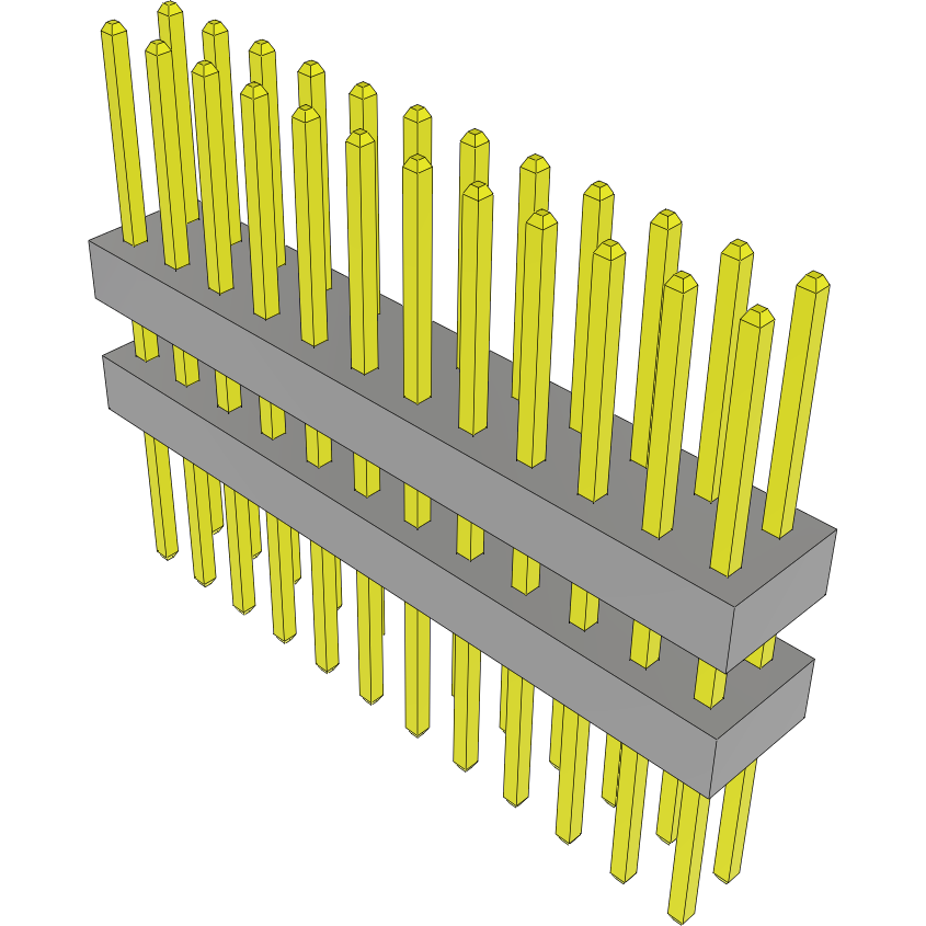 Samtec-TW-12-07-L-D-240-240 Steckverbinderleisten und Leiterplattenbuchsen Conn Board Stacker HDR 24 POS 2mm Solder ST Top Entry Thru-Hole Bulk