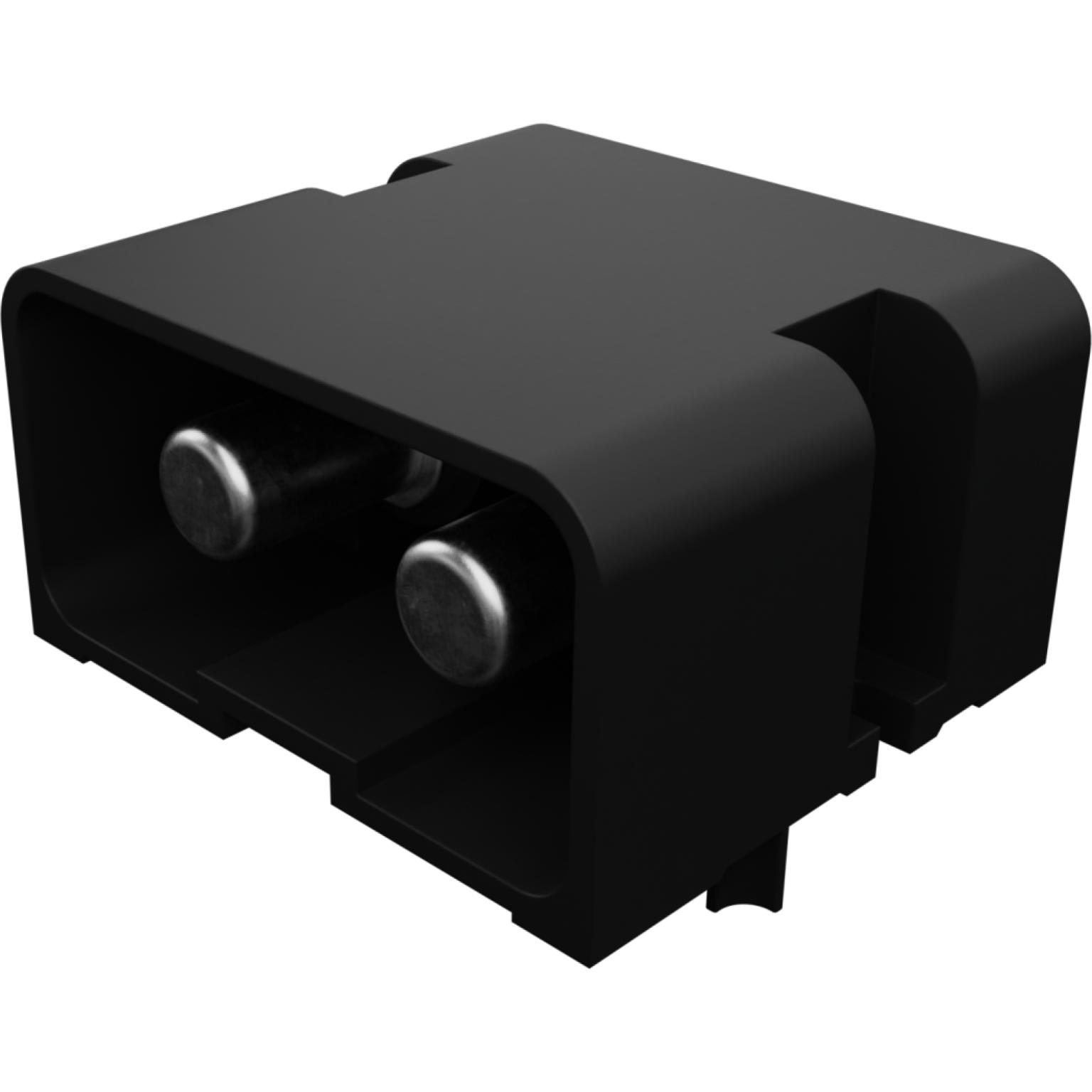 Molex-2155108241 Connector Headers and PCB Receptacles PowerWize BMI 8.00mm, 2-circuit, Solder Tail, Right-Angle Header, Tray