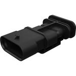 Conn Housing PL 4 POS 4mm Crimp ST Cable Mount Black MXP120 Sealed Bag