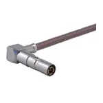 Conn Coaxial 0Hz to 4GHz 50Ohm RA Cable Mount PL Gold Over Nickel Single