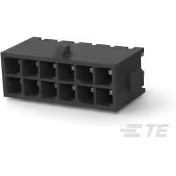 TE Connectivity-4-794630-2 Connector Headers and PCB Receptacles Conn Wire to Board HDR 12Power POS 3mm Solder ST Thru-Hole Tray