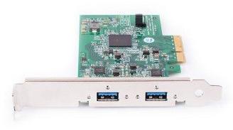 Basler AG-2200000079 Schnittstellenmodule USB 30 Card PCIe, Renesas, 2HC, x4, 2 Ports - Cards, Hubs, Switches The USB 30 PCI-Express card supports transmission speeds of up to 5 Gbit per second