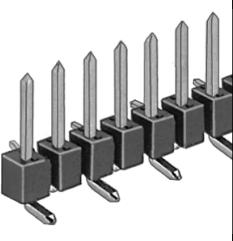 Fischer Elektronik GmbH & Co. KG-SL 10 SMD 062/07/G Connector Headers and PCB Receptacles Conn Unshrouded Header HDR 7 POS 2.54mm Solder ST SMD