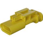 Conn Housing PL 3 POS 4mm Crimp ST Cable Mount Yellow MXP120 Sealed Bag