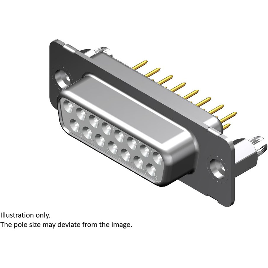 Molex-173109-1926 Steckverbinder, D-Sub Conn D-Sub F 25 POS 1.38mm Solder ST Thru-Hole 25 Terminal 1 Port Carton