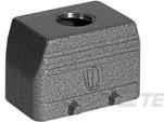 TE Connectivity-1-1102267-6 Adaptadores de manguitos ajustables Hood 180° 4 Shell Size Powder Aluminum Die Cast