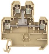 Weidmuller-0363660000 连接器接线板 Conn Feed-Through Terminal Block 4 POS Screw ST T DIN Rail 27A