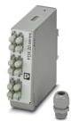 PHOENIX CONTACT-1019683 null DIN Rail Splice Box, Fully Mounted Ready to Splice, for 6x ST Duplex (OM2)