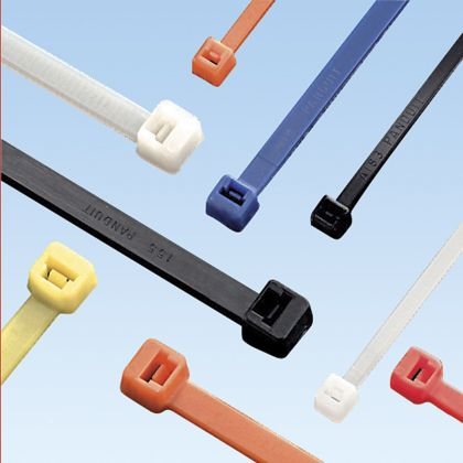 Panduit-PLT1.5I-C10 Sujetacables Cable Ties, Standard Locking Nylon 6/6 White 35mm 178N Package