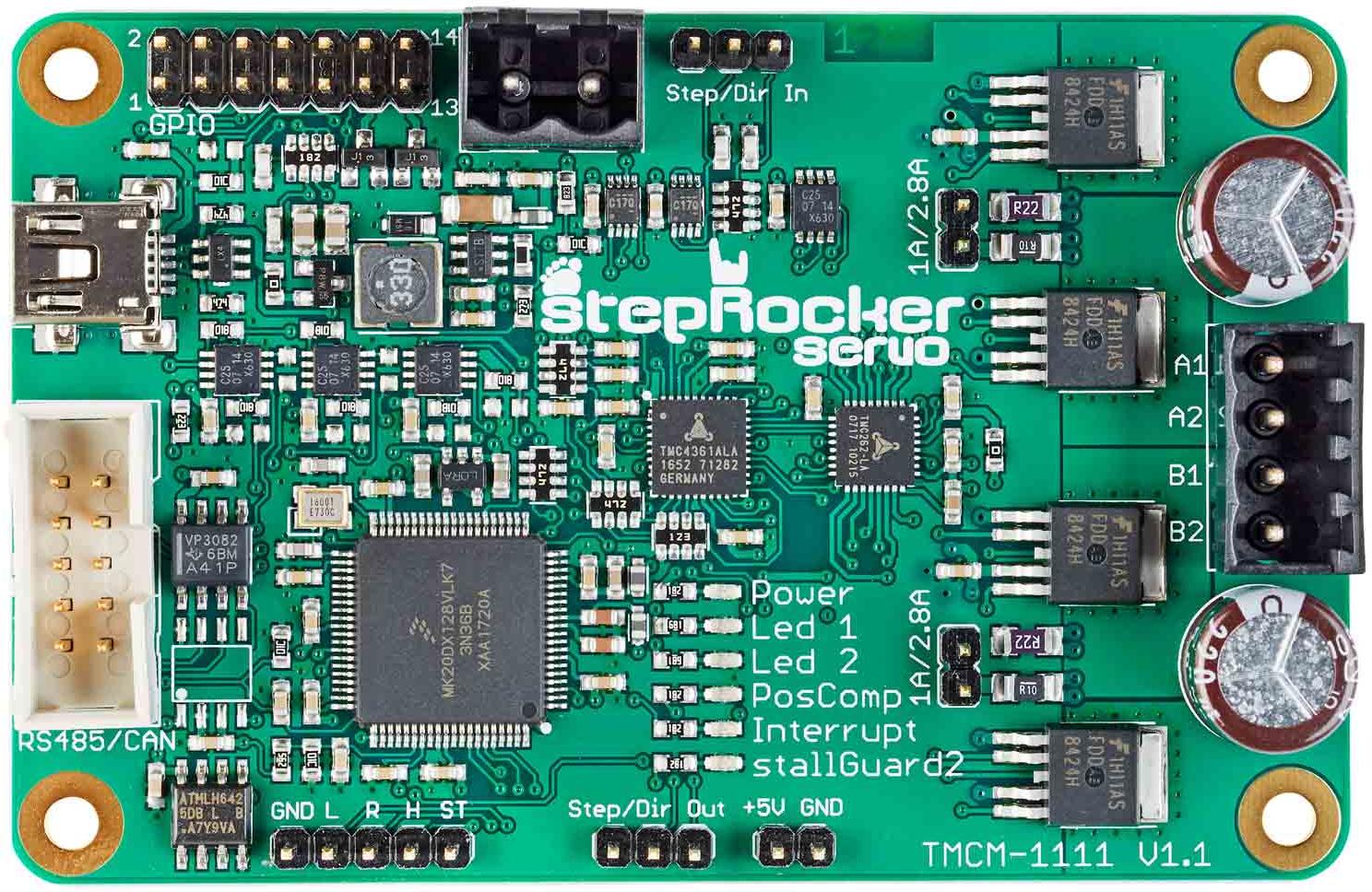Analog Devices-TMCM-1111 STEPROCKER Prodotti vari Single Axis Motor Controller/Driver Board for 2-Phase Bipolar Stepper Motors